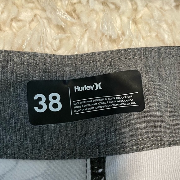 Hurley Black Tropical Floral Phantom Hawaiian Swim Board Shorts - Picture 7 of 14